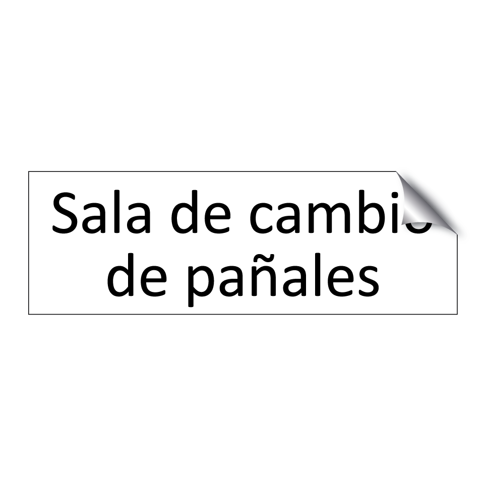 Sala de cambio de pañales
