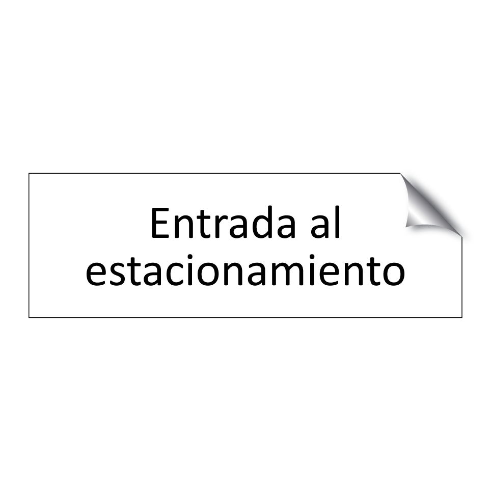 Entrada al estacionamiento
