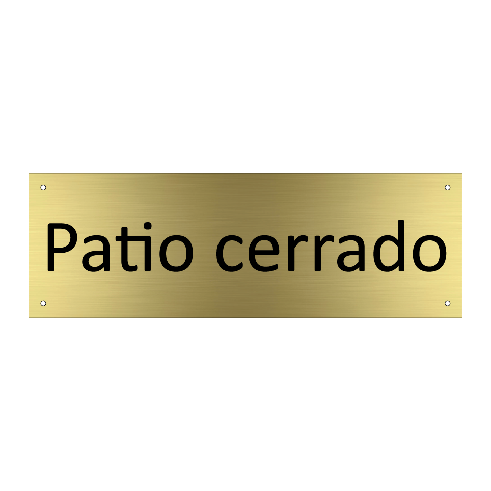 Patio cerrado