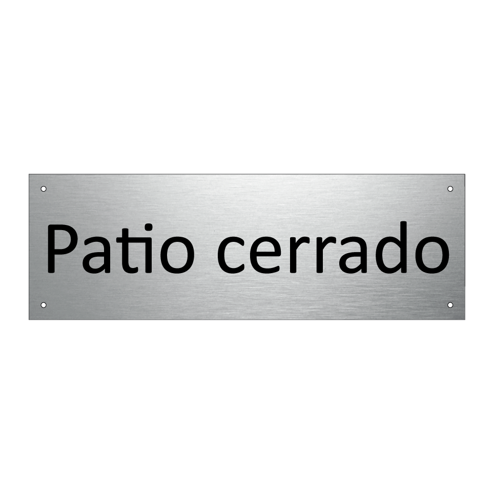 Patio cerrado