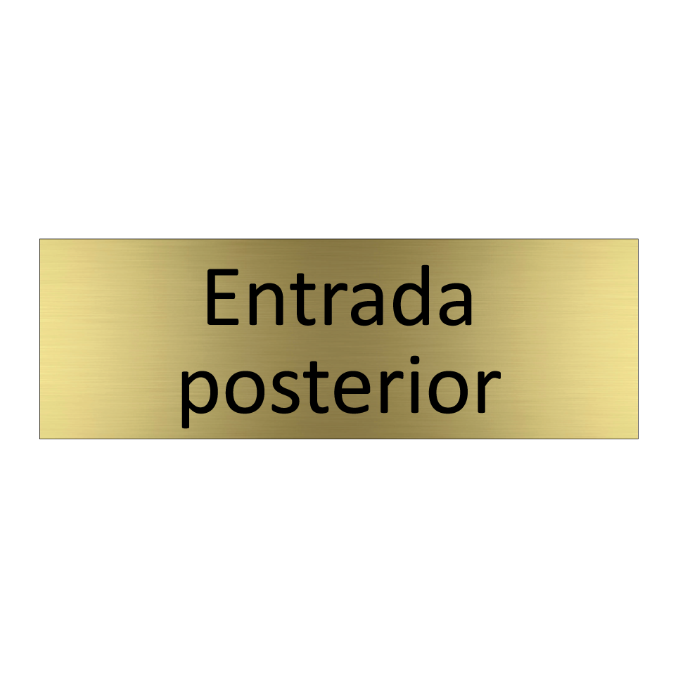 Entrada posterior