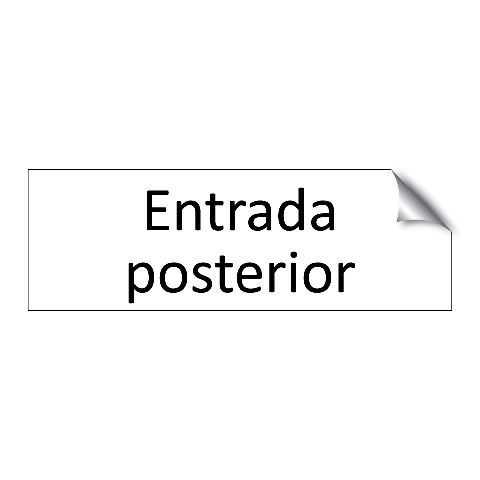 Entrada posterior