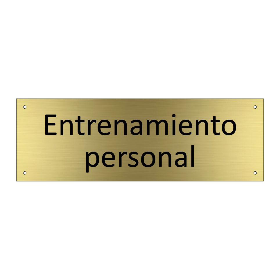 Entrenamiento personal