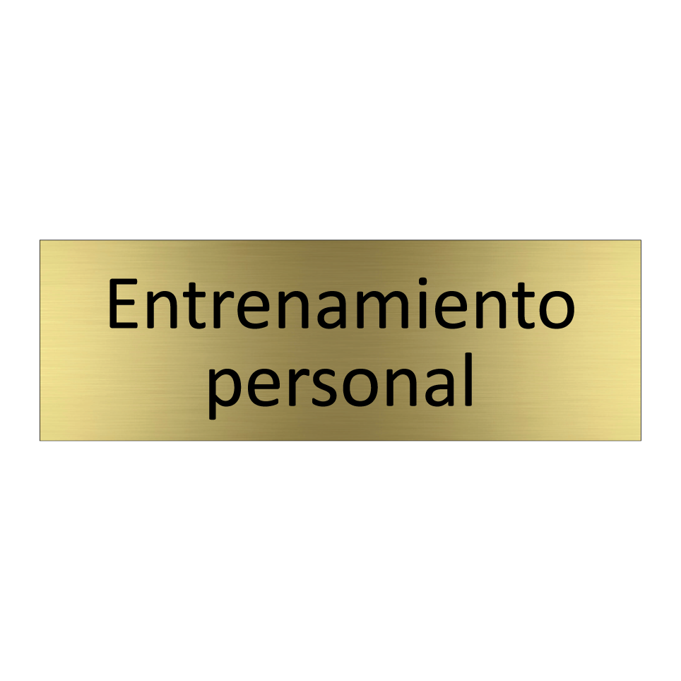 Entrenamiento personal