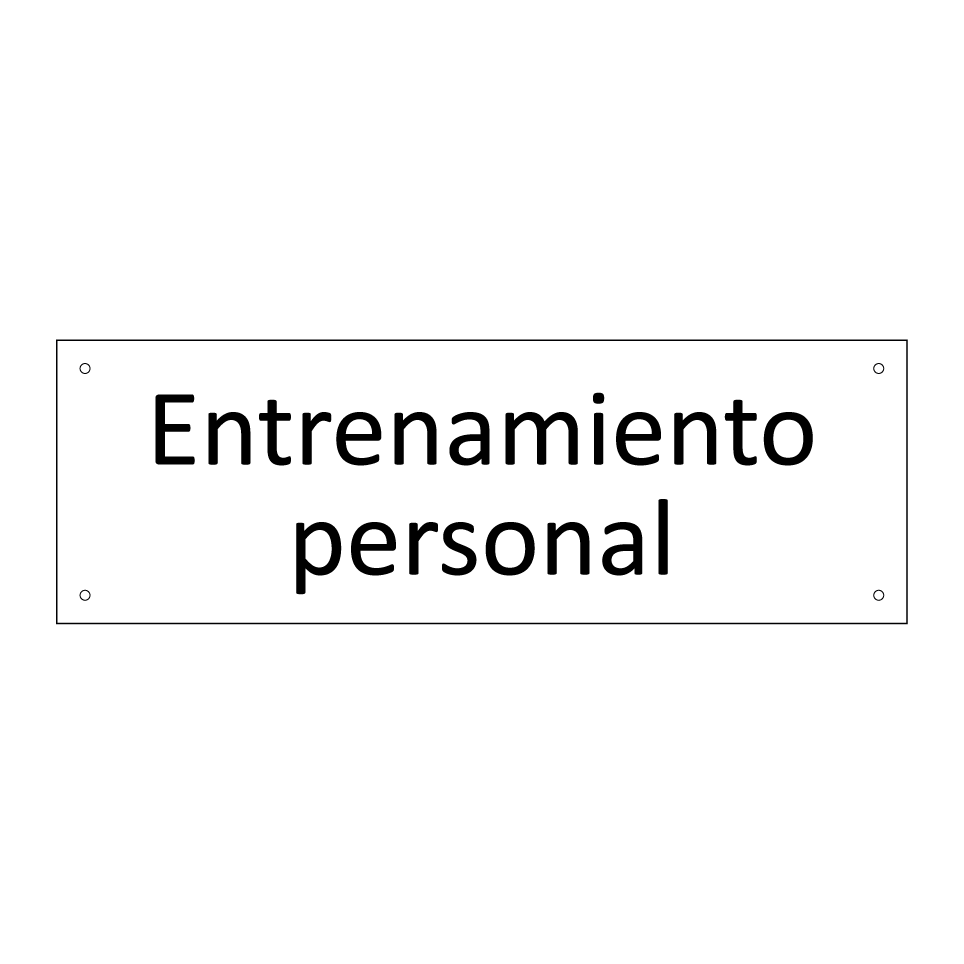 Entrenamiento personal