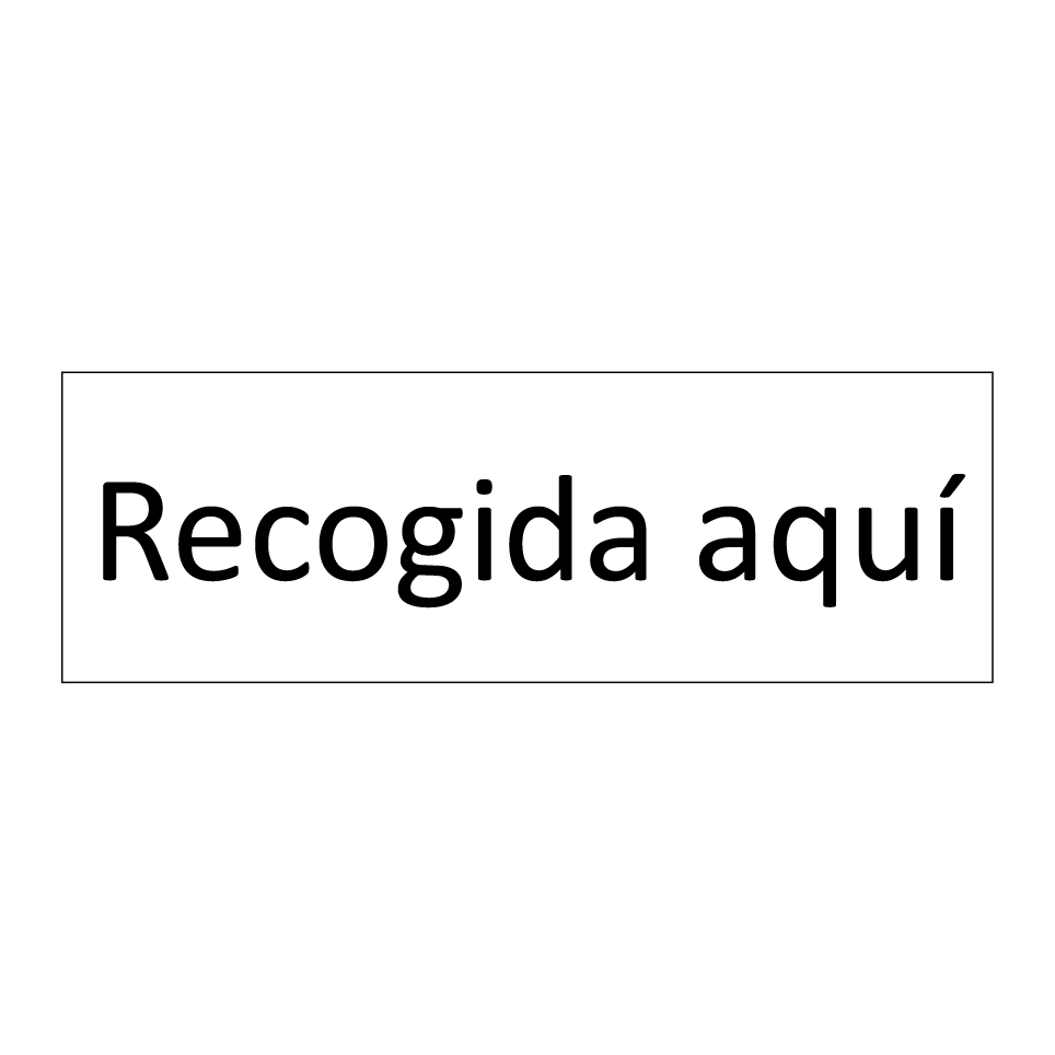 Recogida aquí
