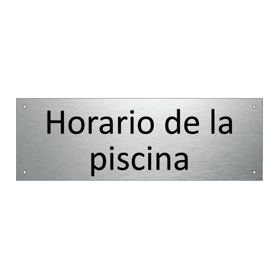 Horario de la piscina