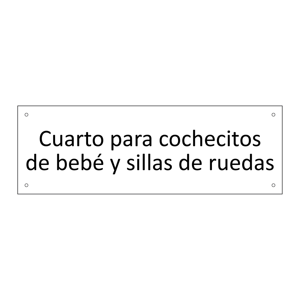 Cuarto para cochecitos de bebé y sillas de ruedas