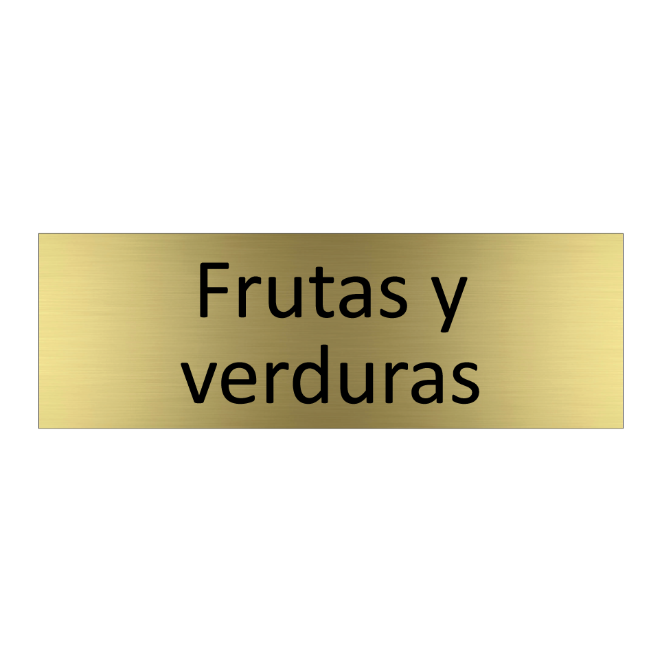 Frutas y verduras