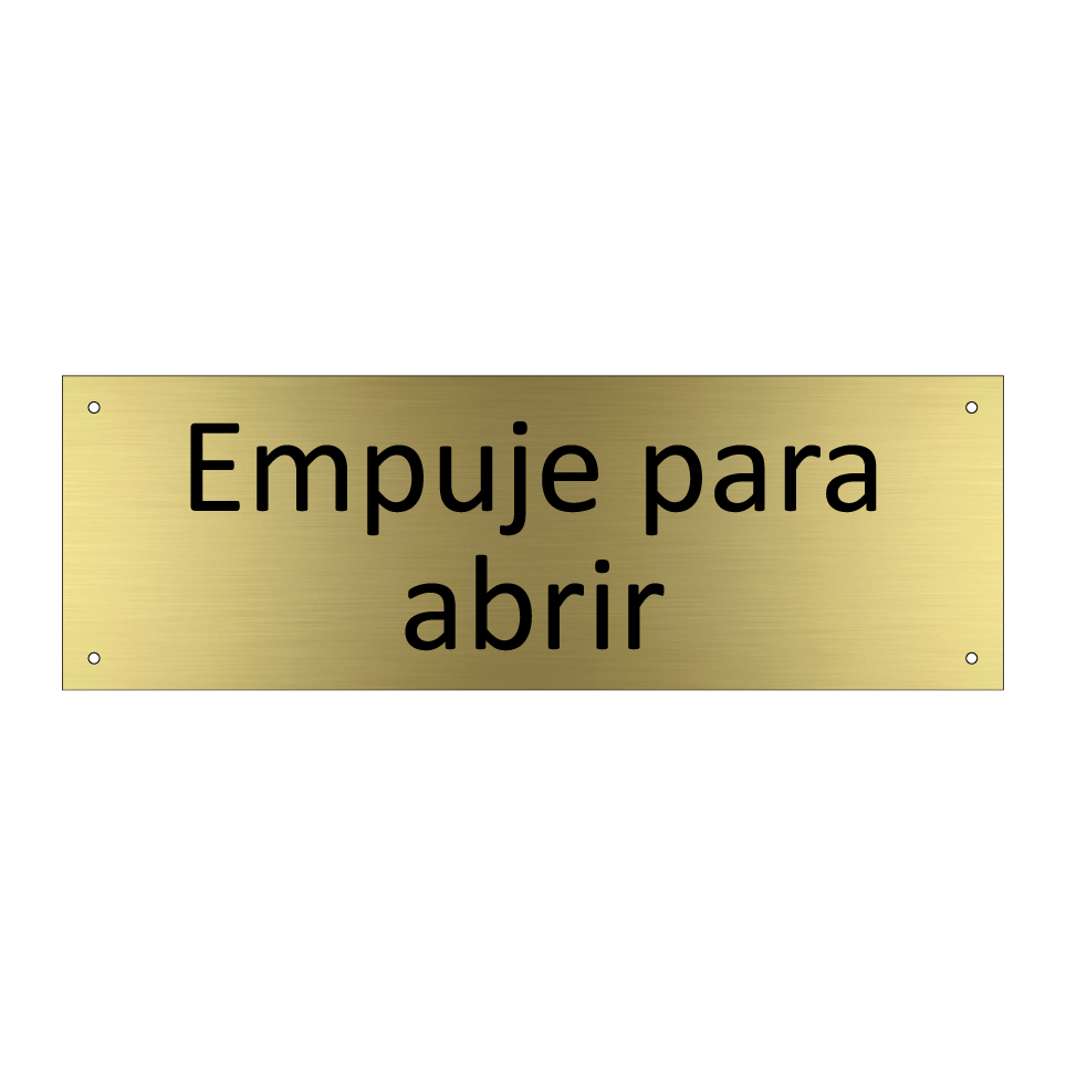 Empuje para abrir