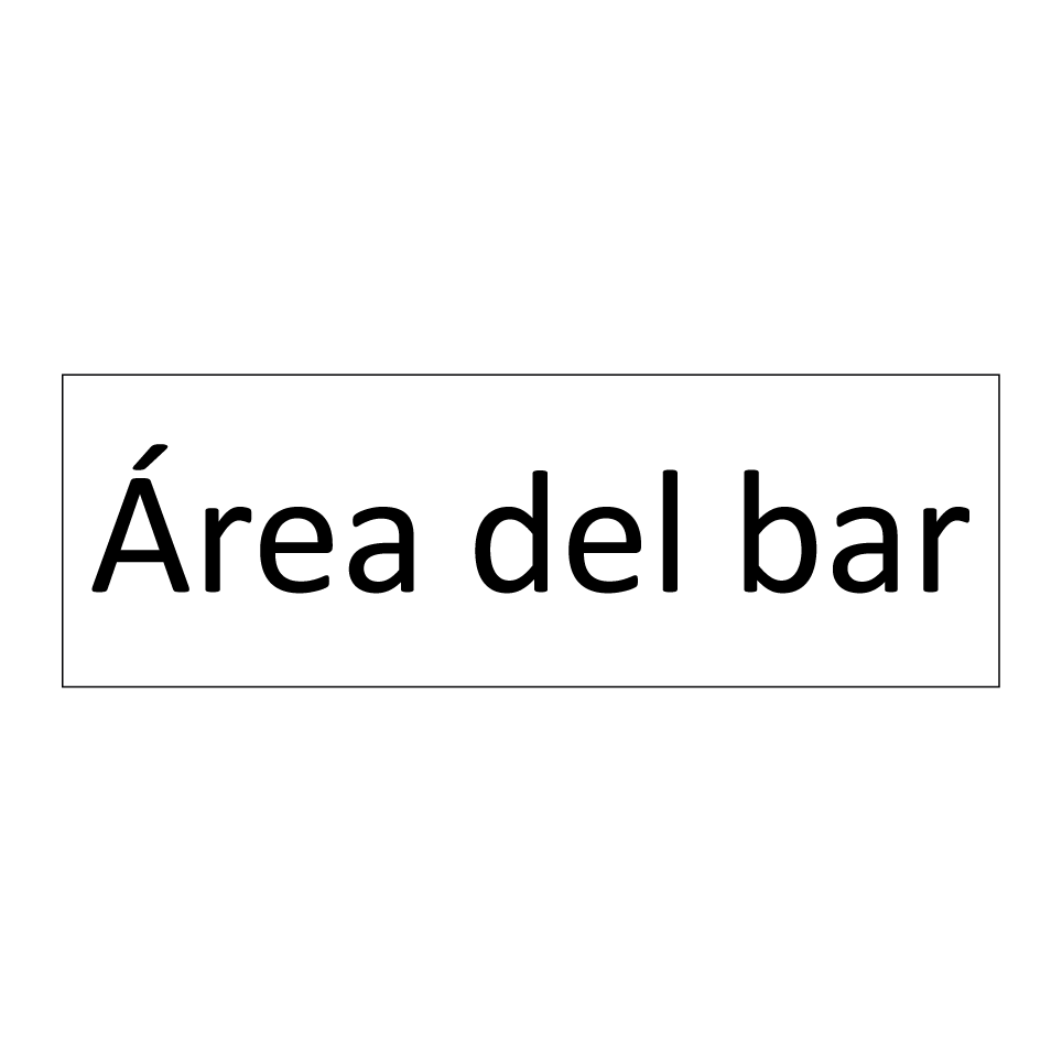 Área del bar