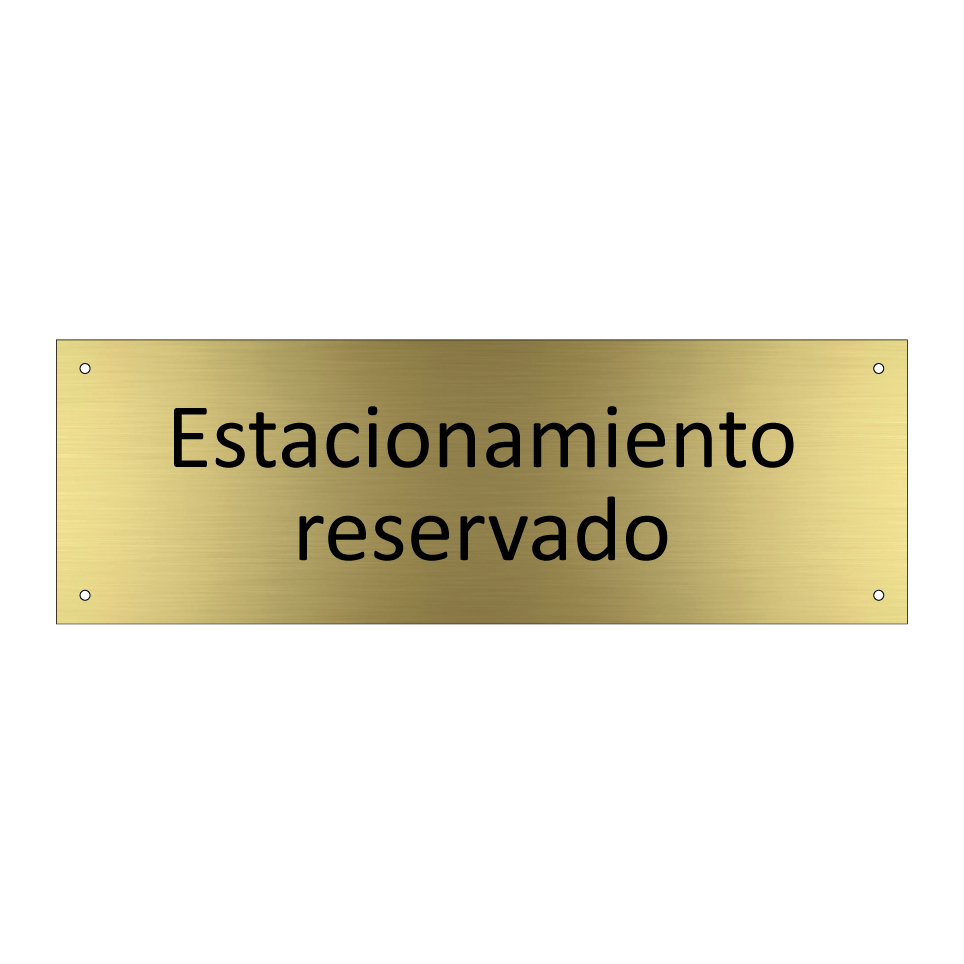 Estacionamiento reservado