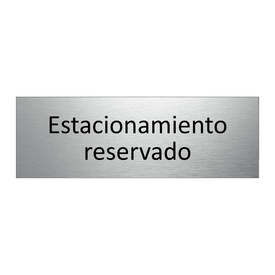 Estacionamiento reservado