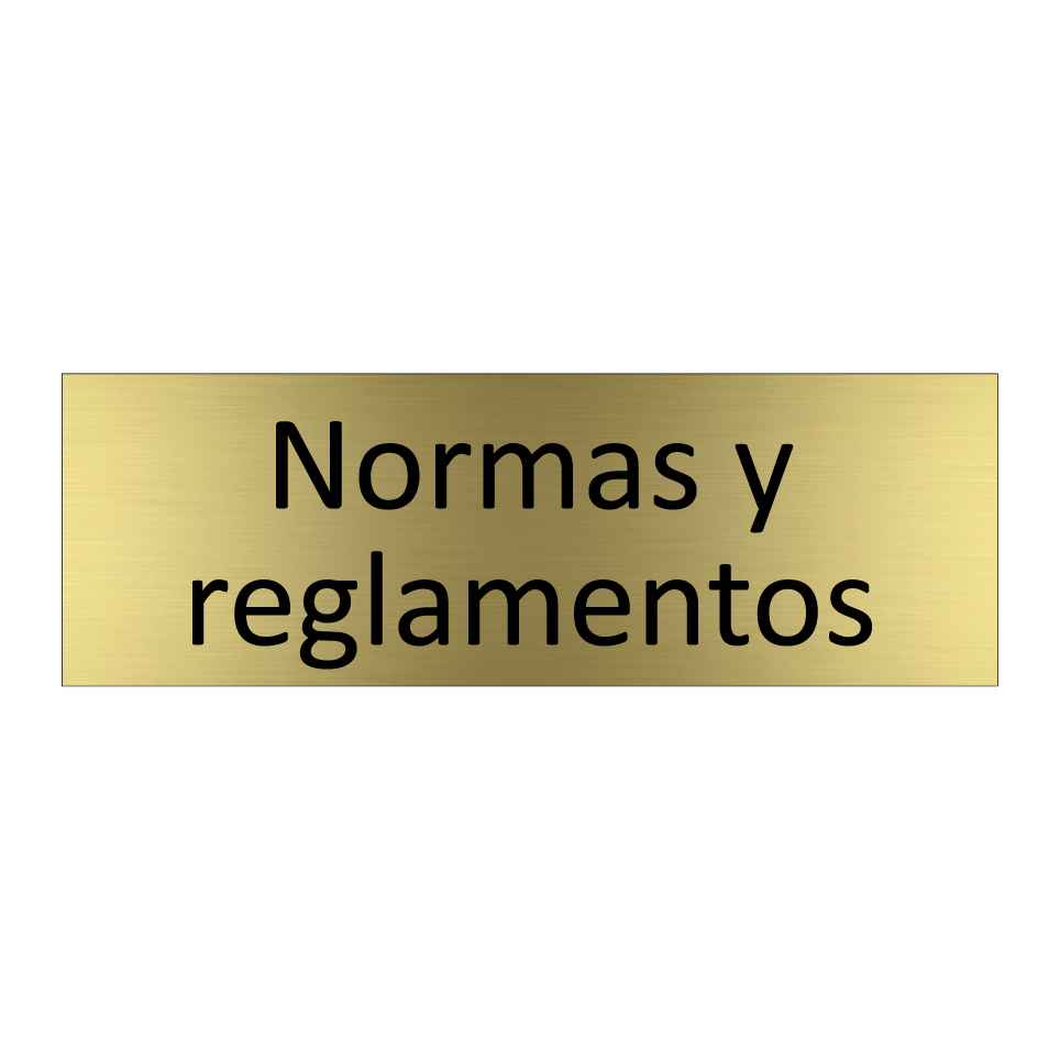 Normas y reglamentos