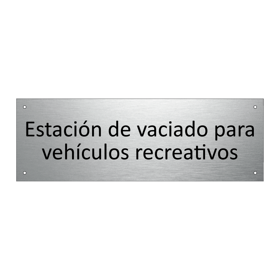 Estación de vaciado para vehículos recreativos