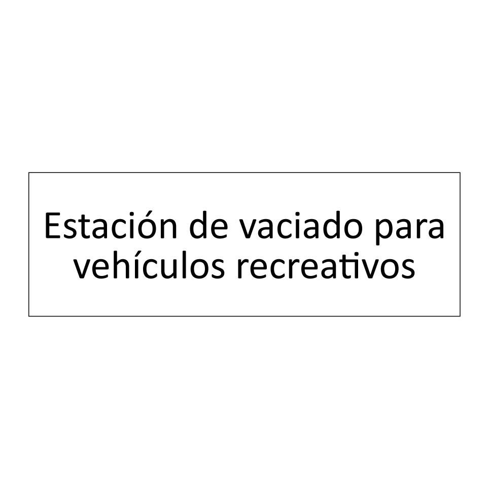 Estación de vaciado para vehículos recreativos
