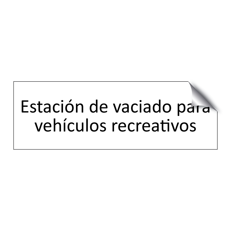 Estación de vaciado para vehículos recreativos