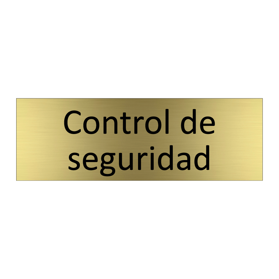 Control de seguridad