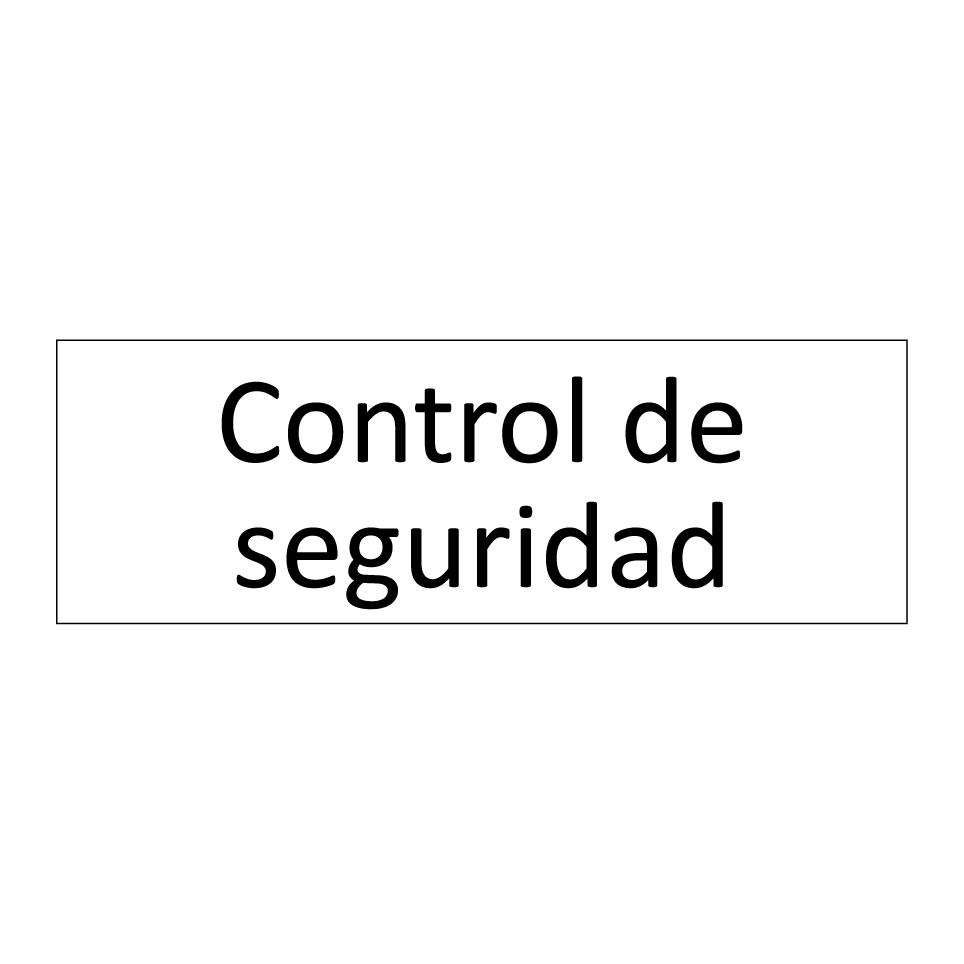 Control de seguridad