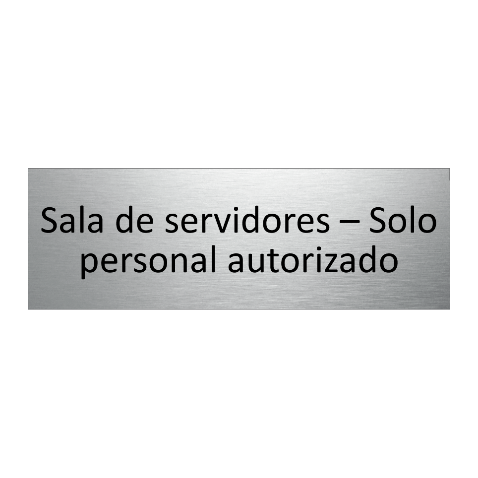 Sala de servidores – Solo personal autorizado