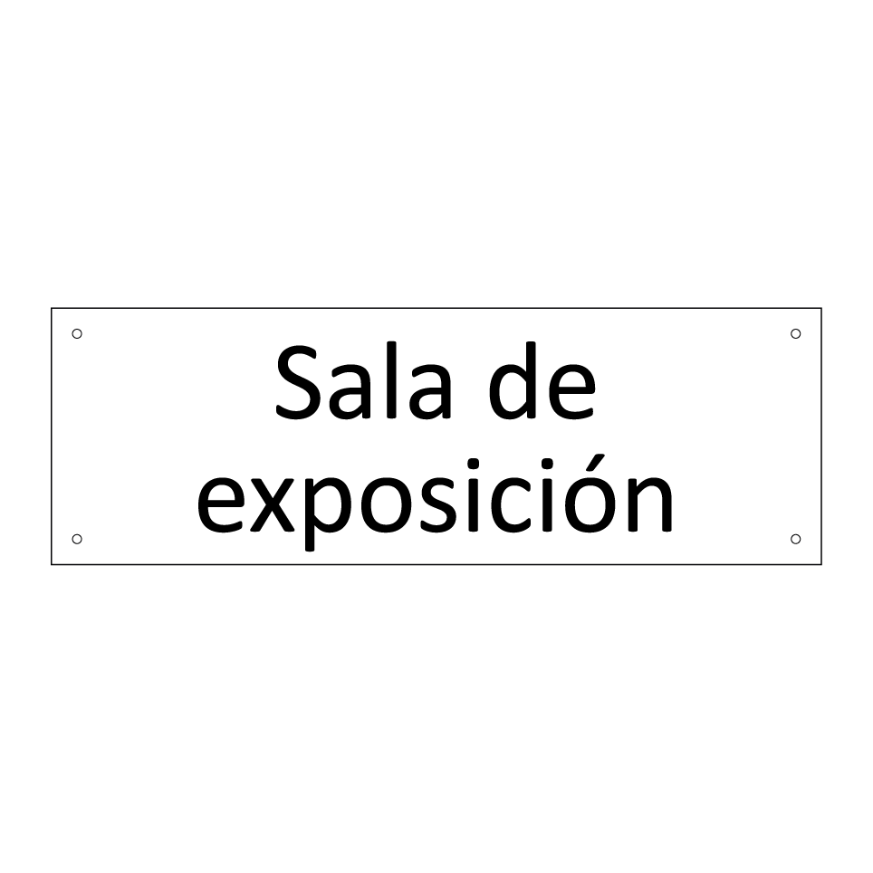 Sala de exposición