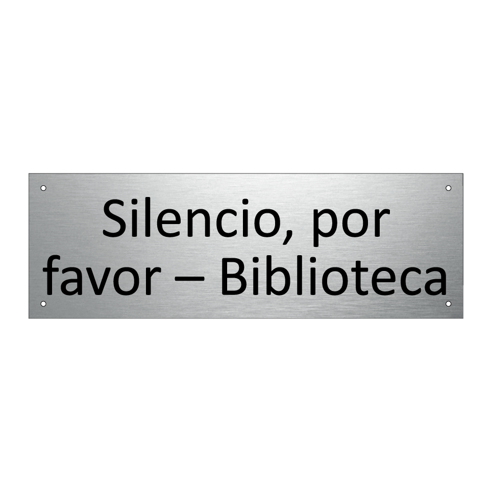 Silencio, por favor – Biblioteca