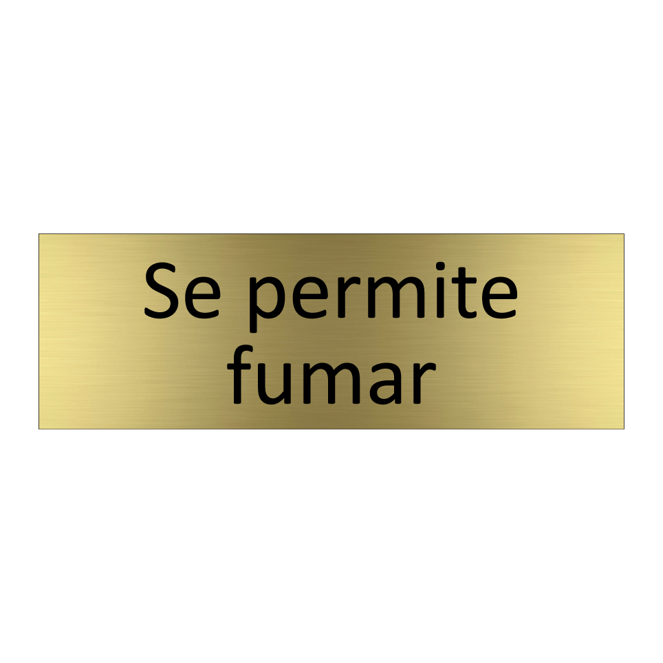 Se permite fumar