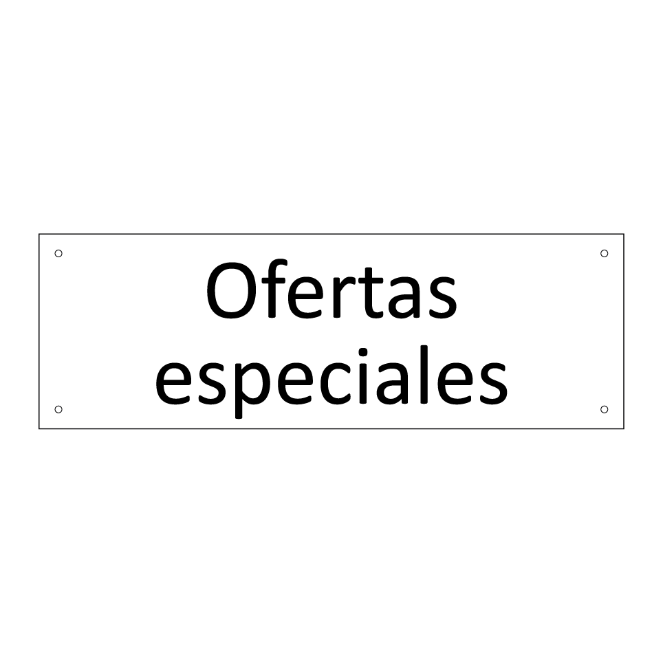 Ofertas especiales