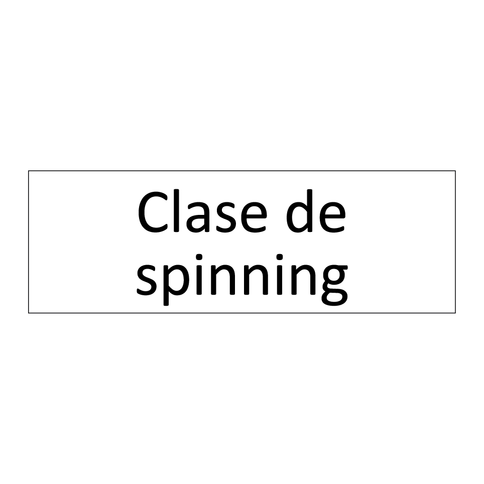 Clase de spinning