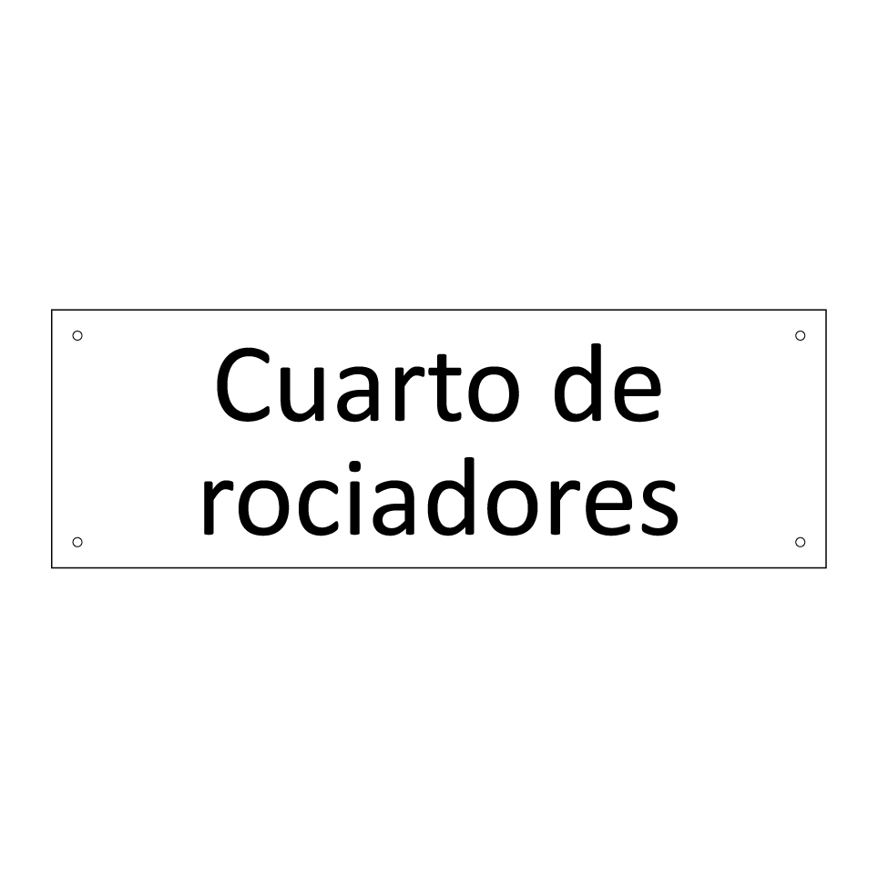 Cuarto de rociadores