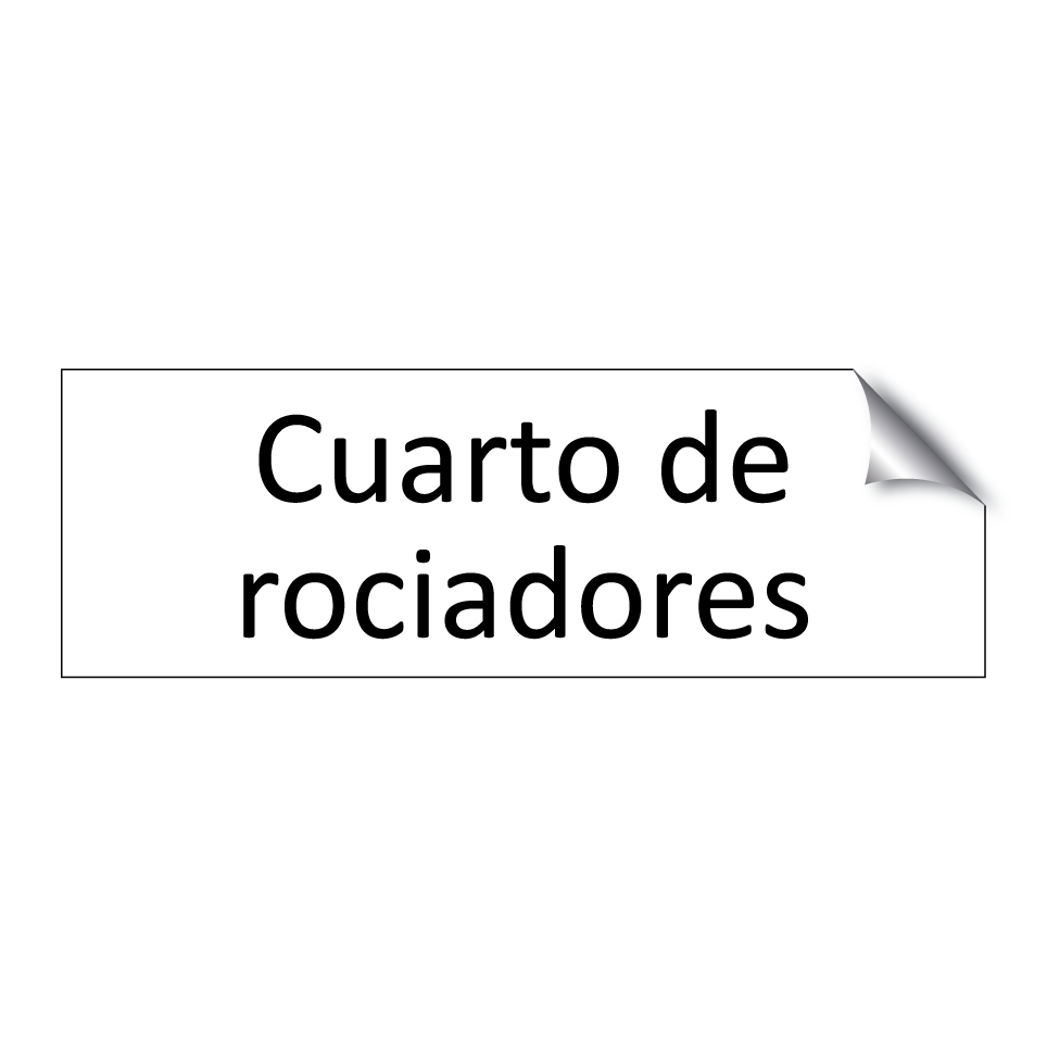 Cuarto de rociadores