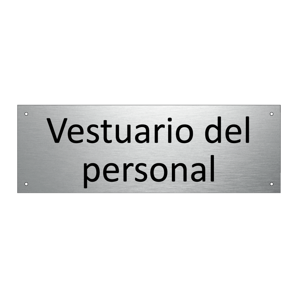 Vestuario del personal