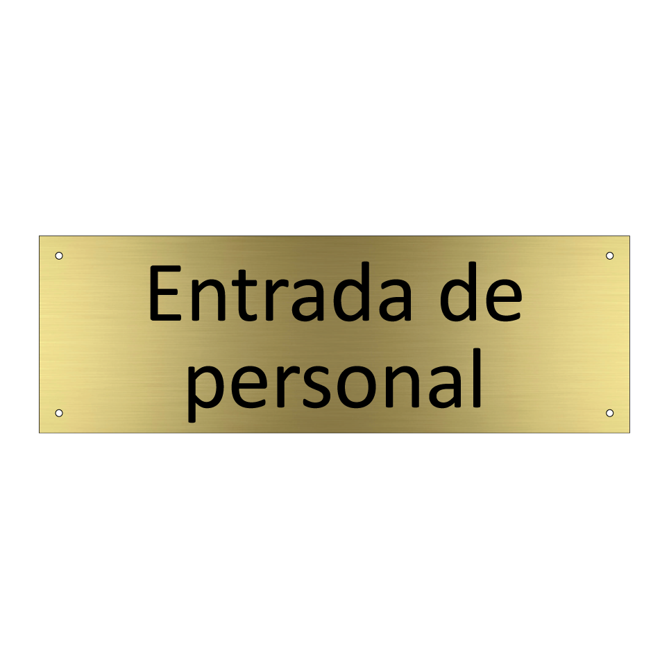 Entrada de personal