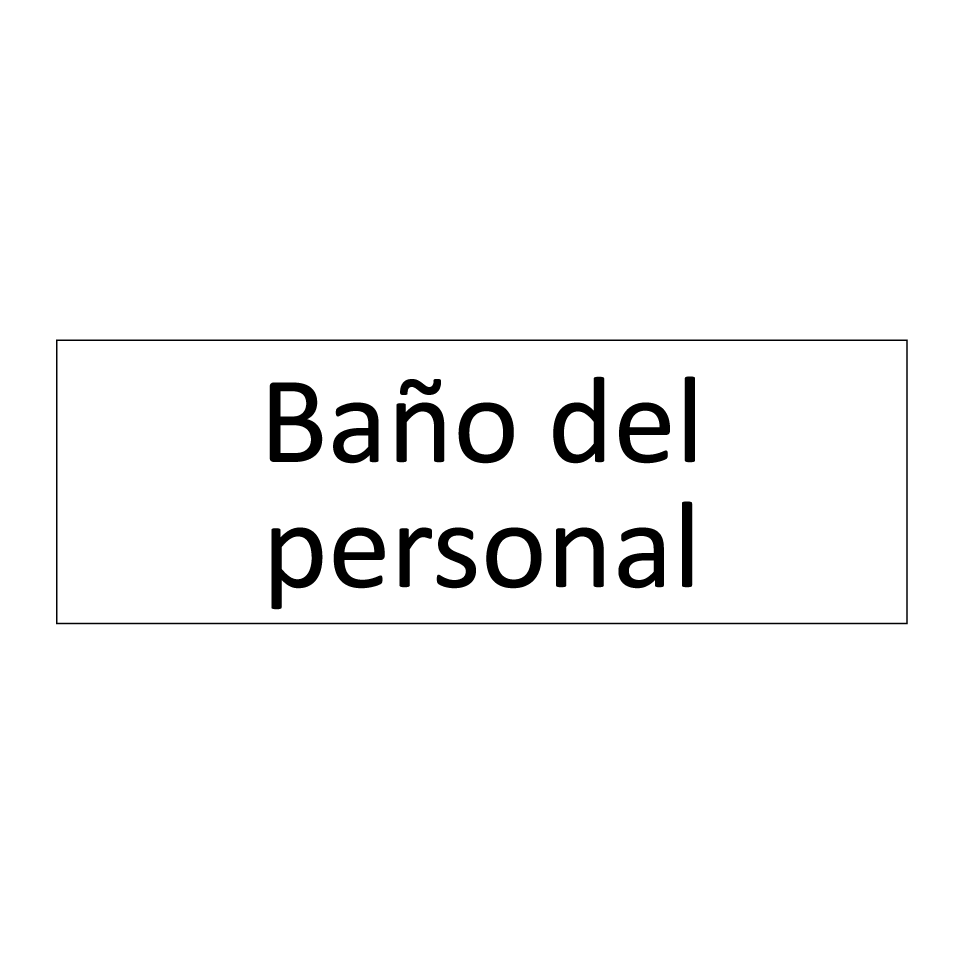 Baño del personal