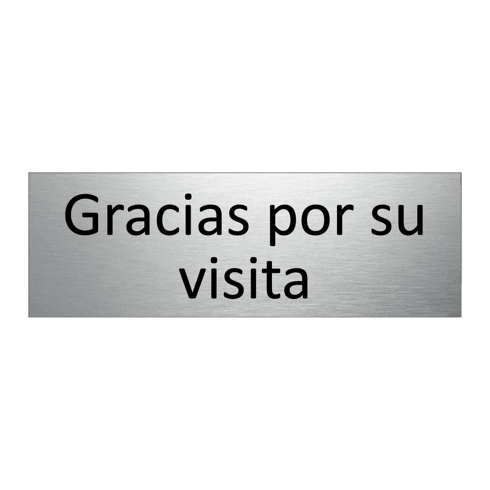 Gracias por su visita