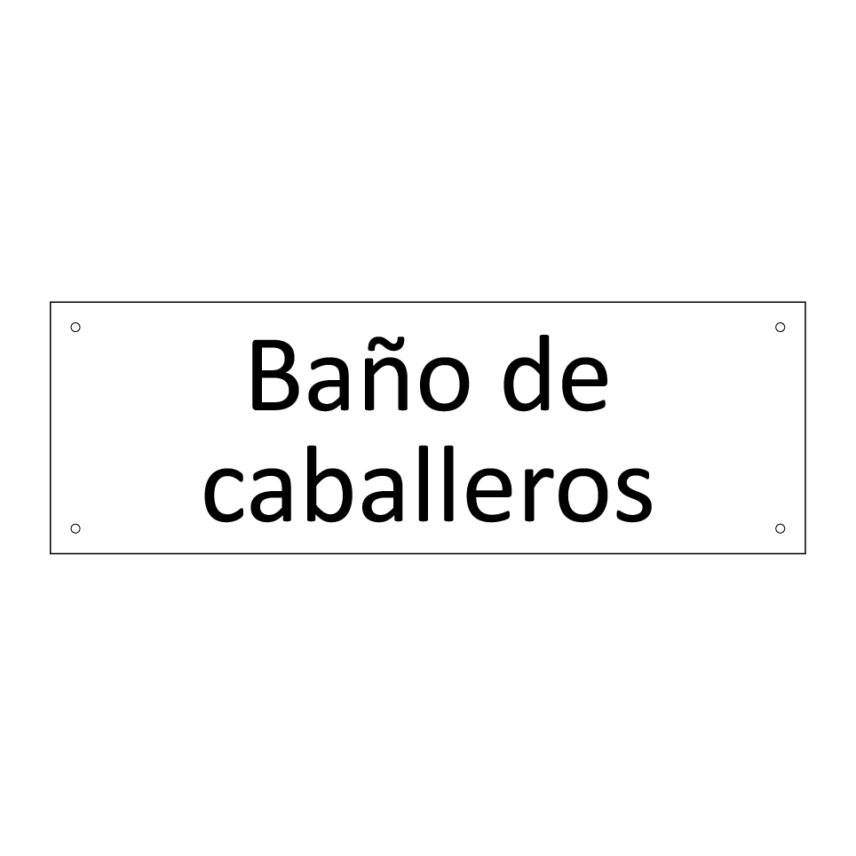 Baño de caballeros