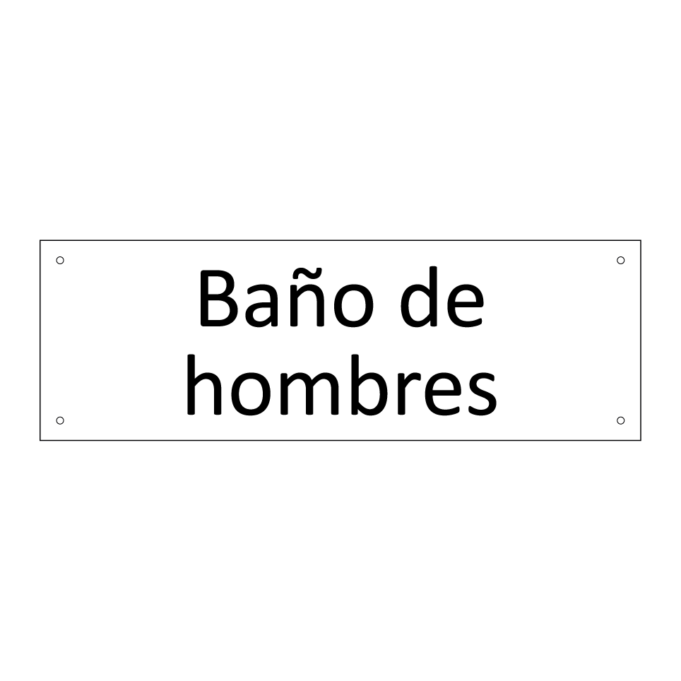 Baño de hombres