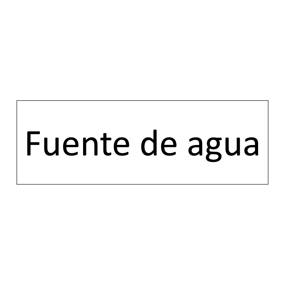 Fuente de agua