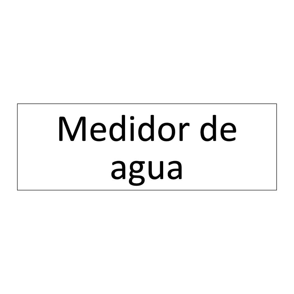 Medidor de agua