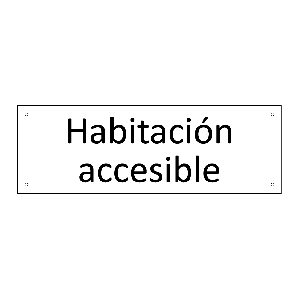 Habitación accesible