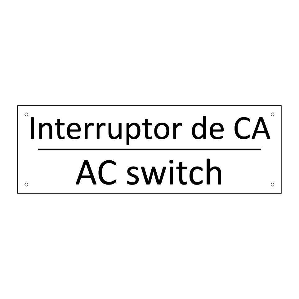 Interruptor de CA - AC switch