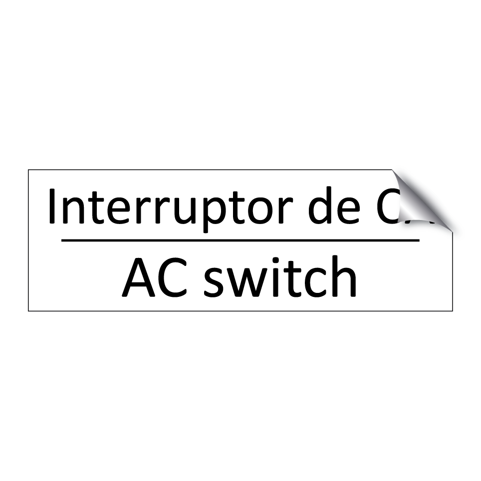 Interruptor de CA - AC switch