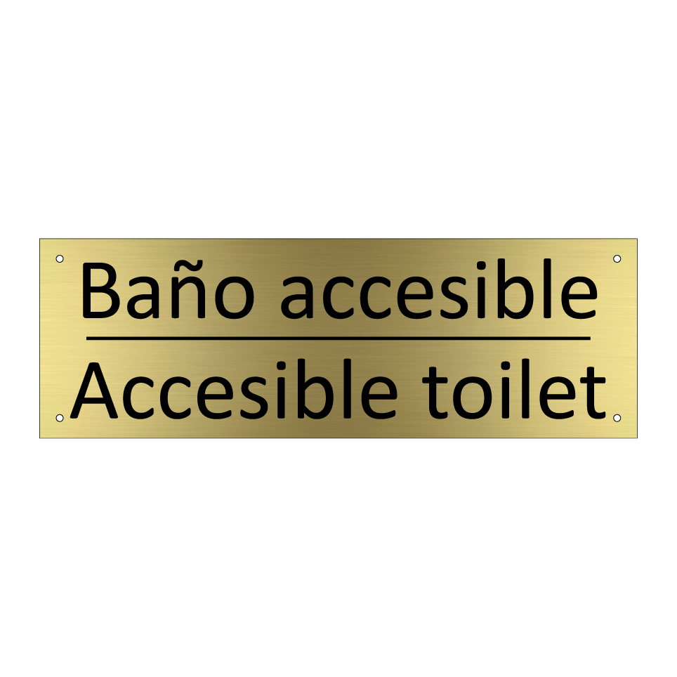 Baño accesible - Accesible toilet