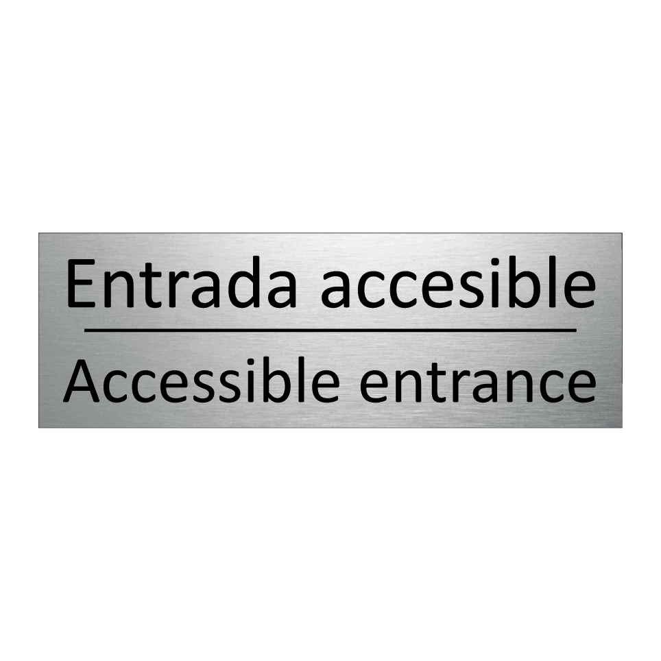 Entrada accesible - Accessible entrance