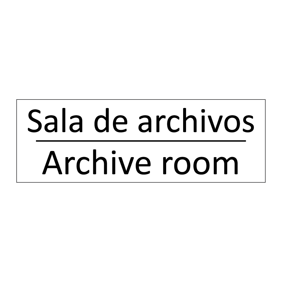 Sala de archivos - Archive room