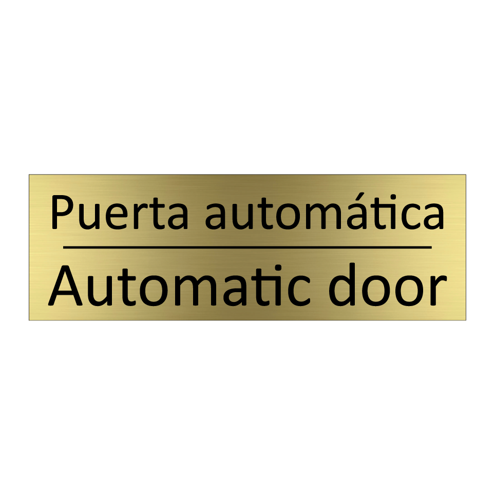 Puerta automática - Automatic door