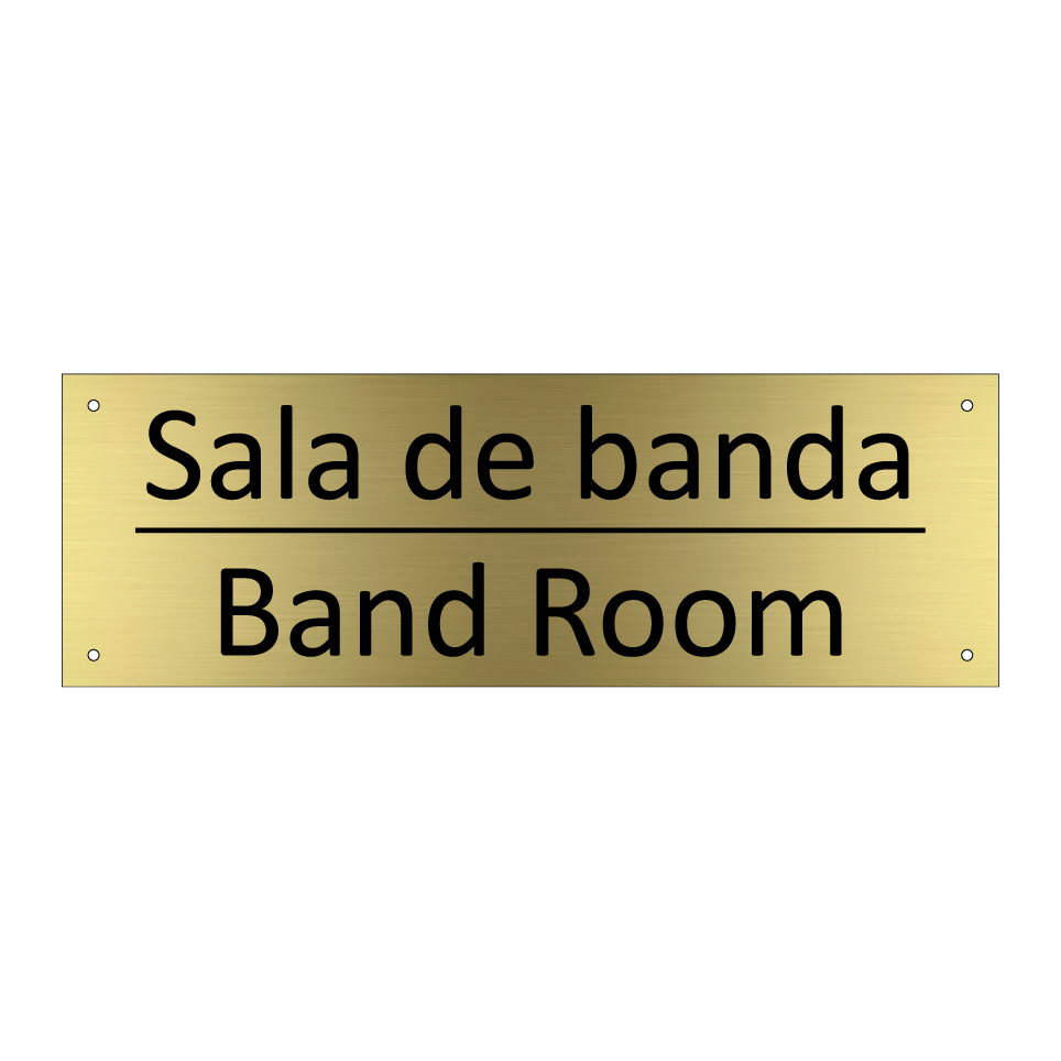 Sala de banda - Band Room