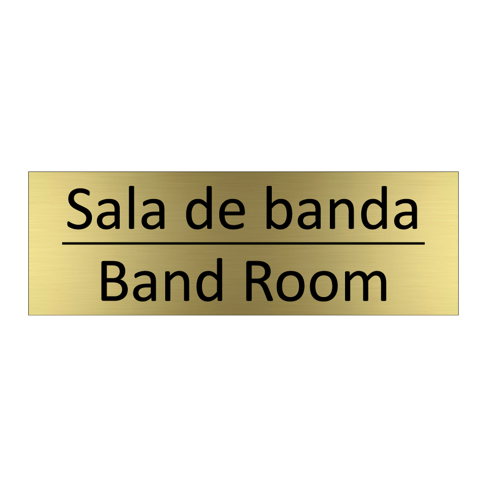 Sala de banda - Band Room