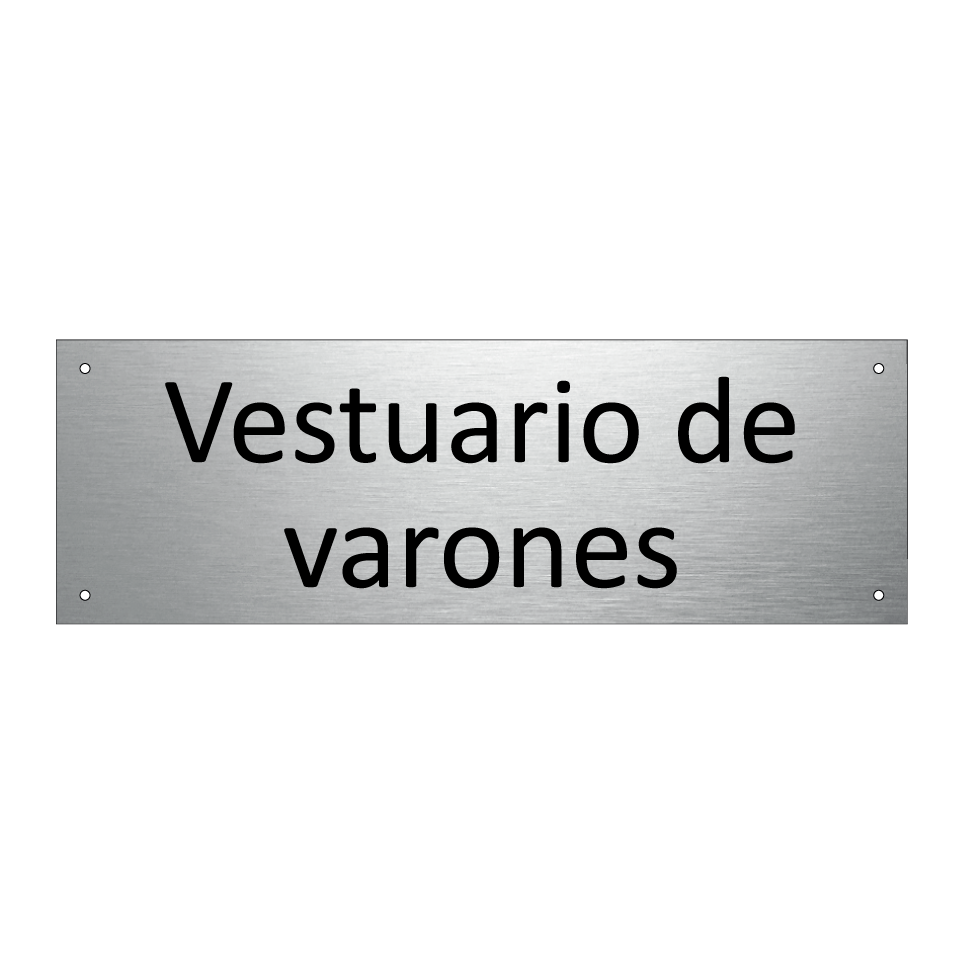 Vestuario de varones