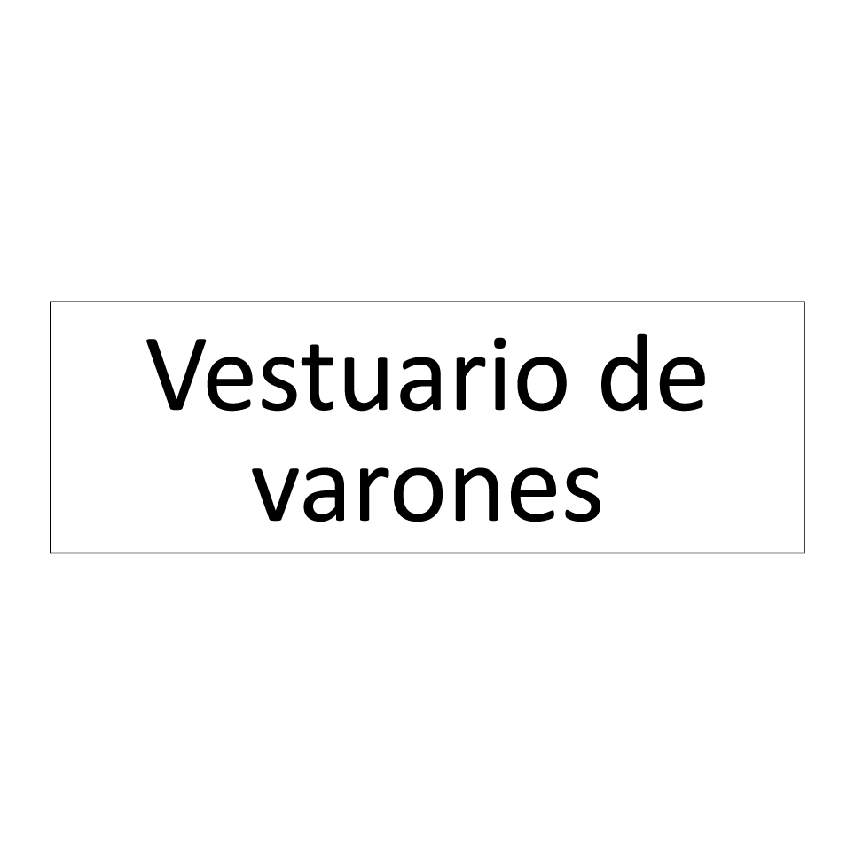 Vestuario de varones